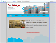 Tablet Screenshot of calinoxsl.com